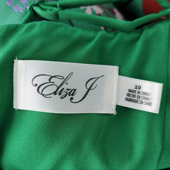 Eliza J Jacquard Floral Midi Dress - Picture 8 of 9